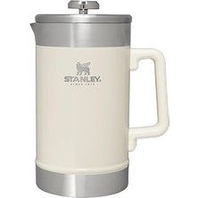 Indispensablely Klasik French Press Termos, Krem, 1.4 Litre