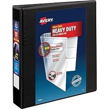 Indispensablely Avery Sağlam Ezd Halkalı Defter 3 Halkalı, 3,8 cm (1,5 Inç) Tek Dokunuşlu Halka, 21,6 x 27,9 cm Kağ