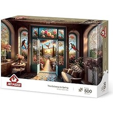 Indispensablely Puzzle Bahara Açılan Kapı 500 Parça Puzzle