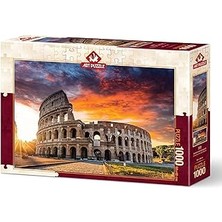 Indispensablely Puzzle Colosseum'da Gün Batımı 1000 Parça Puzzle