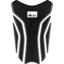 Indispensablely Universal Tank Pad | Aprilia, Ktm, Kawasaki, Suzuki ile Uyumlu | Kaydırmaz Dayanıklı Karbon | Mo