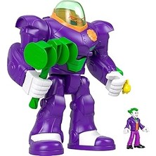 Indispensablely Fisher-Price Imaginext Dc Super Friends Joker'ın Çekiçli Mekanik Robotu, 7,5 Cm'lik Aksiy