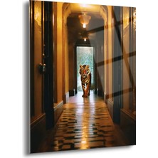 Shiny Art Salondaki Kaplan Cam Tablo - MOD070