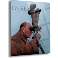 Shiny Art Atatürk Portre Cam Tablo - ATA012