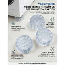 Çamaşır Makinesi Ses ve Vibrasyon  Izole Takozu 4 Adet