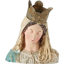 Indispensablely Creative Co-Op Boyanmış Magnezya Reprodüksiyon Meryem Göğüs Çıkarılabilir Dekorlu, Çok Renk