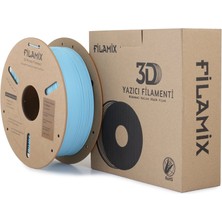 Filamix Pla Mat Mavi 1.75MM 1kg - Gerçek Mat Yüzey Profesyonel 3D Yazıcı Filamenti