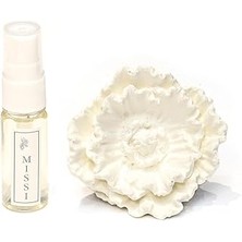 Indispensablely Mi̇ssi̇ Ekru Şakayık Taşlı Anti-Tobacco Araba/araç Kokusu (20 ml Esans ile Birlikte)