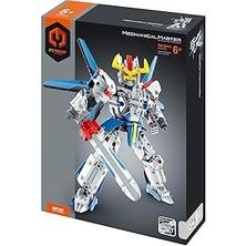 Indispensablely Im.master Stem Robot Asker Yapım Seti, 641 Parça Eğitici Bloklar, Beyaz