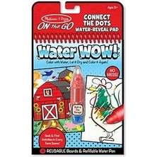 Indispensablely Melissa &amp; Doug Water Wow Su ile Boyama Kitabı, Çiftlik Noktaları Birleştir (19485)