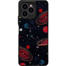 BG AKSESUAR Omix X6 Uyumlu Uzay Tasarımlı Glossy Premium Kılıf