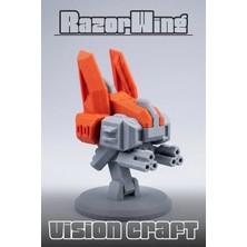 Modelerman Design Razorwing Scout Figür 3D Baskı Model Koleksiyon Oyun Diorama Kişiselleştirilebilir Hediye