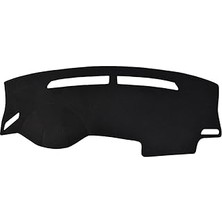 Indispensablely Torpido Koruma Halısı Siyah Kenar Renk Siyah Volkswagen Golf 7 2013-2019 ile Uyumlu