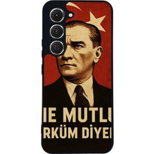 Tecno Spark 40 Pro Uyumlu  Mustafa Kemal Ataturk Tasarımlı Glossy Premium Kılıf
