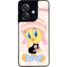 BG AKSESUAR Oppo A3 5g Uyumlu Tweety Tasarımlı Glossy Premium Kılıf