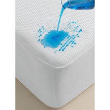 Geus Halı Bambu Kumaş Sıvı Geçirmez Ultra Sessiz Örme Kumaş Full Fitted Yatak Alez Yatak Koruyucu