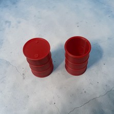 3D Tasarım Teraryum Malz. Dekoratif Mini Varil (6ADET)