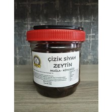 Burdur Hasat 500 gr Köyceğiz Ev Yapımı Zeytinyağlı Çizik Siyah Zeytin (Aralık 2025 Mahsulü)