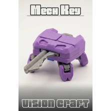 Modelerman Design Mechkey Bot Robot Figür 3D Baskı Model Koleksiyon Oyun Diorama Kişiselleştirilebilir Hediye