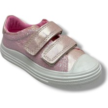 Arzen 160-26 Simli Hologramlı Çift Cırtlı Anatomik Kız Çocuk Ayakkabı 26-30