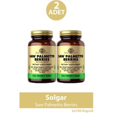 Solgar Saw Palmetto Berries 100 Kapsül 2 Adet