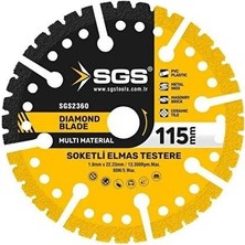 Sgs 2360 Çok Amaçlı Multı-Meterıal Elmas Kesme Diski 115MM