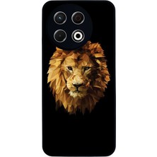 BG AKSESUAR Tecno Spark 30 Pro Uyumlu Aslan Tasarımlı Glossy Premium Kılıf