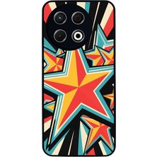 BG AKSESUAR Tecno Spark 30 Pro Uyumlu Retro Yildizlar Tasarımlı Glossy Premium Kılıf
