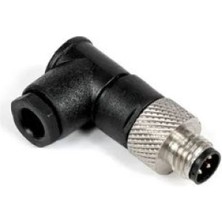 Brotconn M0803FA ,açılı/m8/3pin Erkek Konnektör
