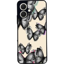 BG AKSESUAR Tecno Spark Go2 Uyumlu Kelebek Tasarımlı Glossy Premium Kılıf