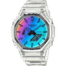 Casio GA-2100SRS-7ADR Kol Saati, Gri, Standart