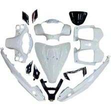 Tuğra GT Tvs JUPİTER125 Kaporta Seti Beyaz 13 Parça