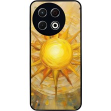 BG AKSESUAR Tecno Spark 30 Pro Uyumlu Güneş Tasarımlı Glossy Premium Kılıf