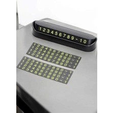 İsmiyle Al Araba Park Numaratörü Araç Içi Numaralık Değiştirilebilir Çevirmeli Mini