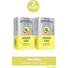 Goodday Vitamin D3 K2 Sprey 20 ml 2 Adet