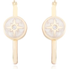 Cetaş Jewelry Cetaş Eterna 14 Ayar Altın Kutup Yıldızı Küpe