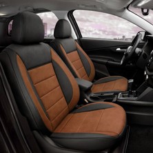 Sly Koltuk Kılıfı Tay Tüylü Taba Renk Ön ve Arka Tam Set