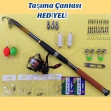 Remixon 1. Kalıte Olta Seti ( Tüm Deniz ve Göller Için ) 3000 Lik Makina 240 cm Atçek Yemli Olta Kamışı