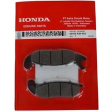 Tuğra GT Honda PCX125 2021-2024 Ön Fren Balata Tk Orjinal 06455-K84-902