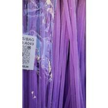A049 Kod Mutkin Şönil 100 Lü Lila Renk  30 cm -🛍️ Yoğun Tüylü Hobi Çubuğu Tel El Işi 100 Lü Paket💐