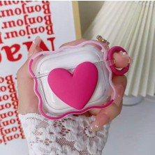 Mi7a Airpods 3.nesil Uyumlu Silikon Sevimli Kalpli Kılıf