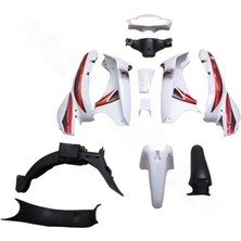 Tuğra GT Mondial Sfc Kaporta Seti Beyaz Yan Sanayi(Far-Stop Yok)