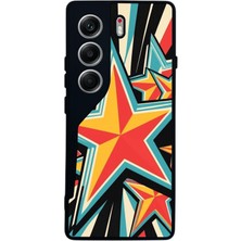 Tecno Camon 40 Uyumlu Retro Yildizlar Tasarımlı Glossy Premium Kılıf