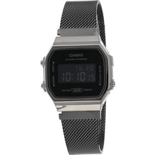 Casio A168WEMB-1BDF Kol Saati, Siyah, Standart