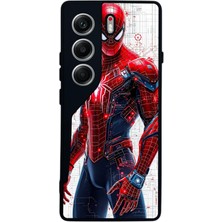 BG AKSESUAR Tecno Camon 40 Uyumlu Spider Man ( Örümcek Adam ) Tasarımlı Glossy Premium Kılıf