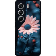 BG AKSESUAR Tecno Camon 40 Uyumlu Cicek Tasarımlı Glossy Premium Kılıf