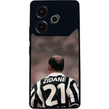BG AKSESUAR Tecno Pova 6 Uyumlu Zidane Tasarımlı Glossy Premium Kılıf