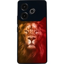 BG AKSESUAR Tecno Pova 6 Uyumlu Aslan Tasarımlı Glossy Premium Kılıf