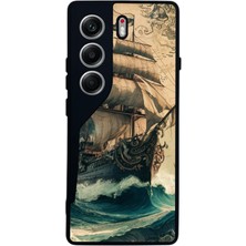 BG AKSESUAR Tecno Camon 40 Uyumlu Korsan Tasarımlı Glossy Premium Kılıf