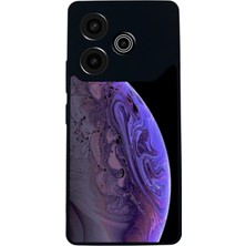BG AKSESUAR Tecno Pova 6 Uyumlu Ay Tasarımlı Glossy Premium Kılıf